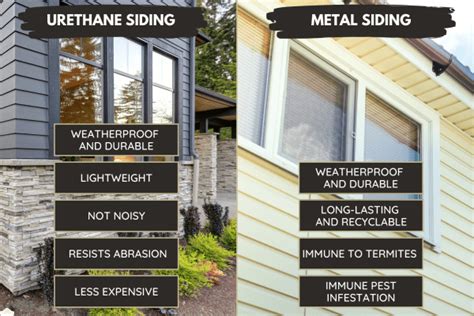 urethane siding vs metal